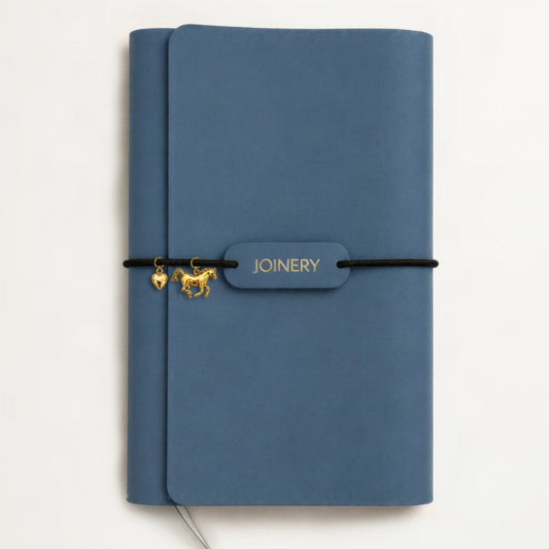 TRAVELLERS JOURNAL A5 SKY BLUE LEATHER