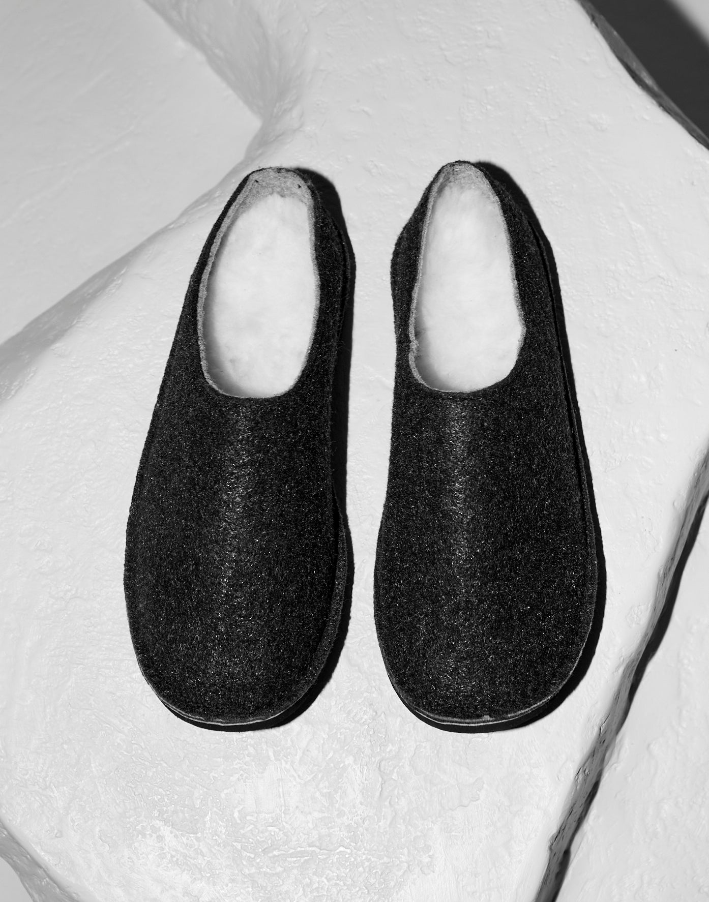 FELTOFFEL WOOL SLIDES