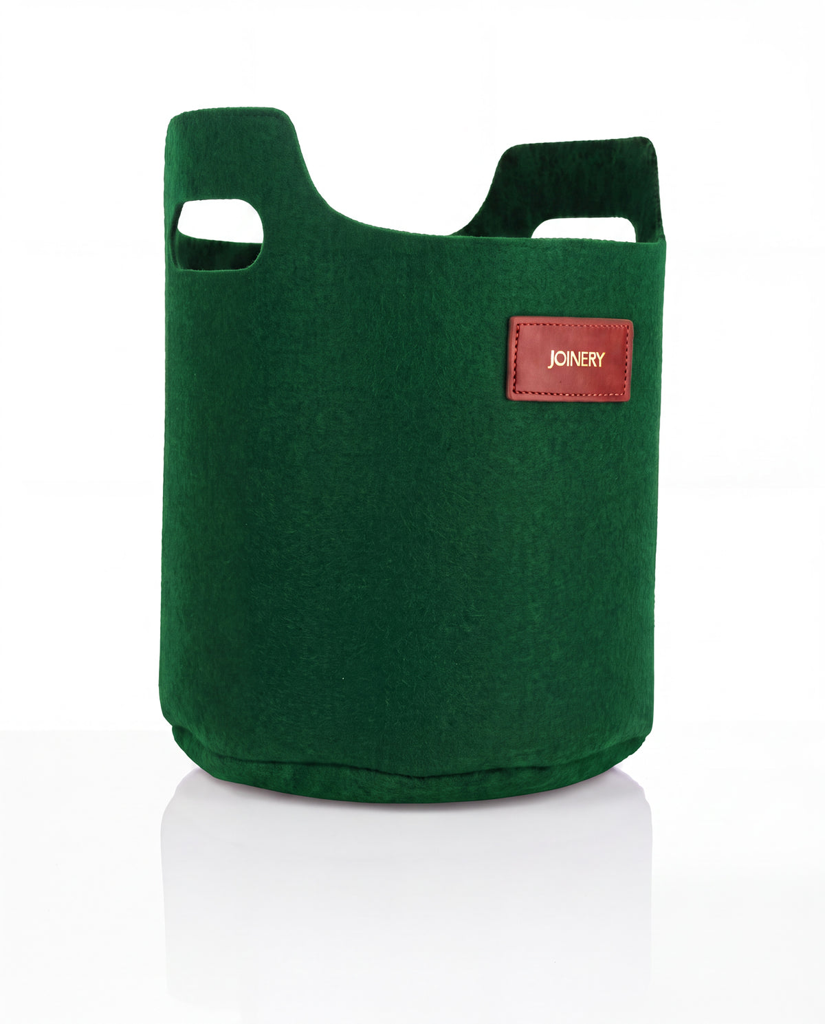 TALL STORAGE BASKET GREEN ECO-FELT
