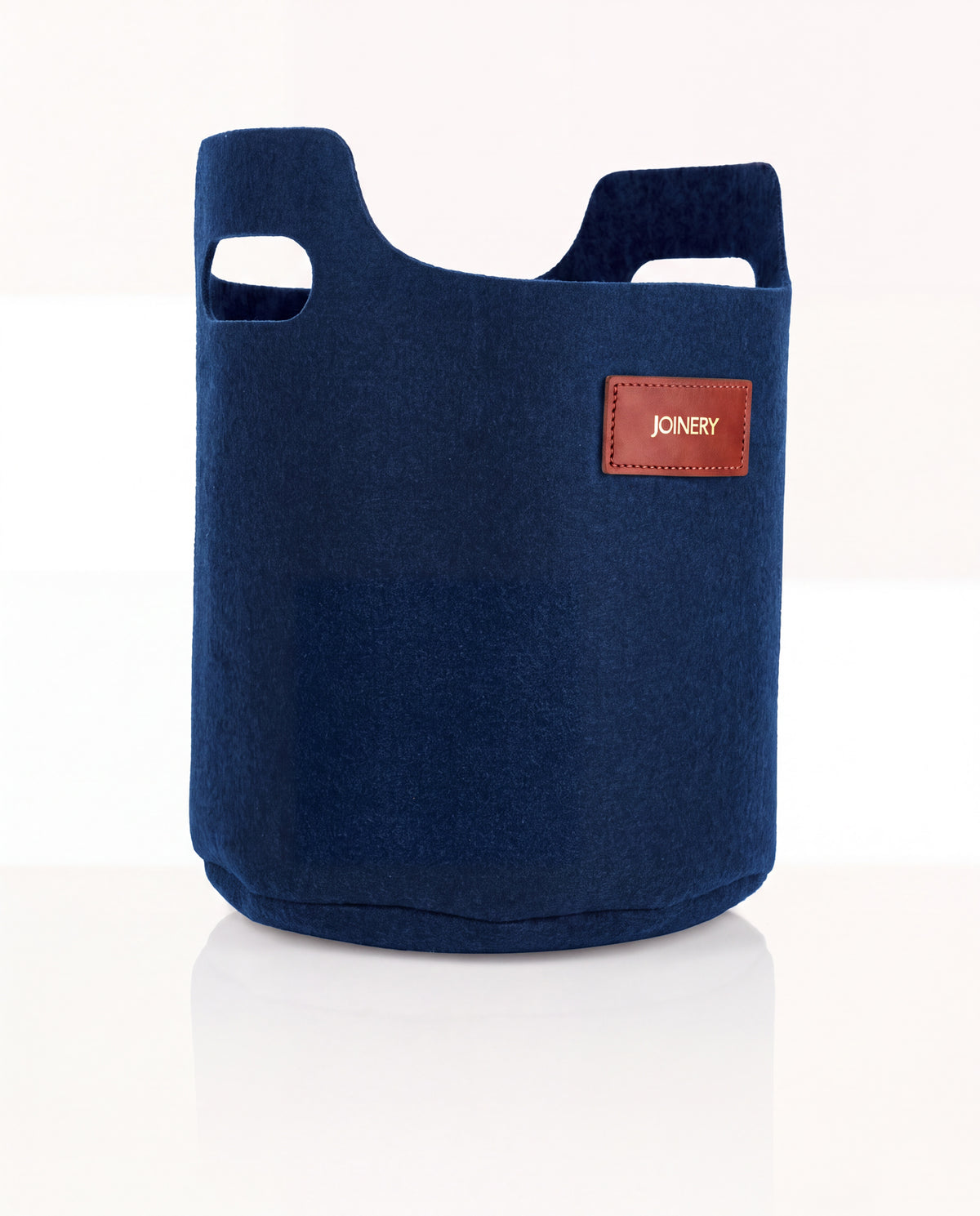 TALL STORAGE BASKET NAVY ECO-FELT