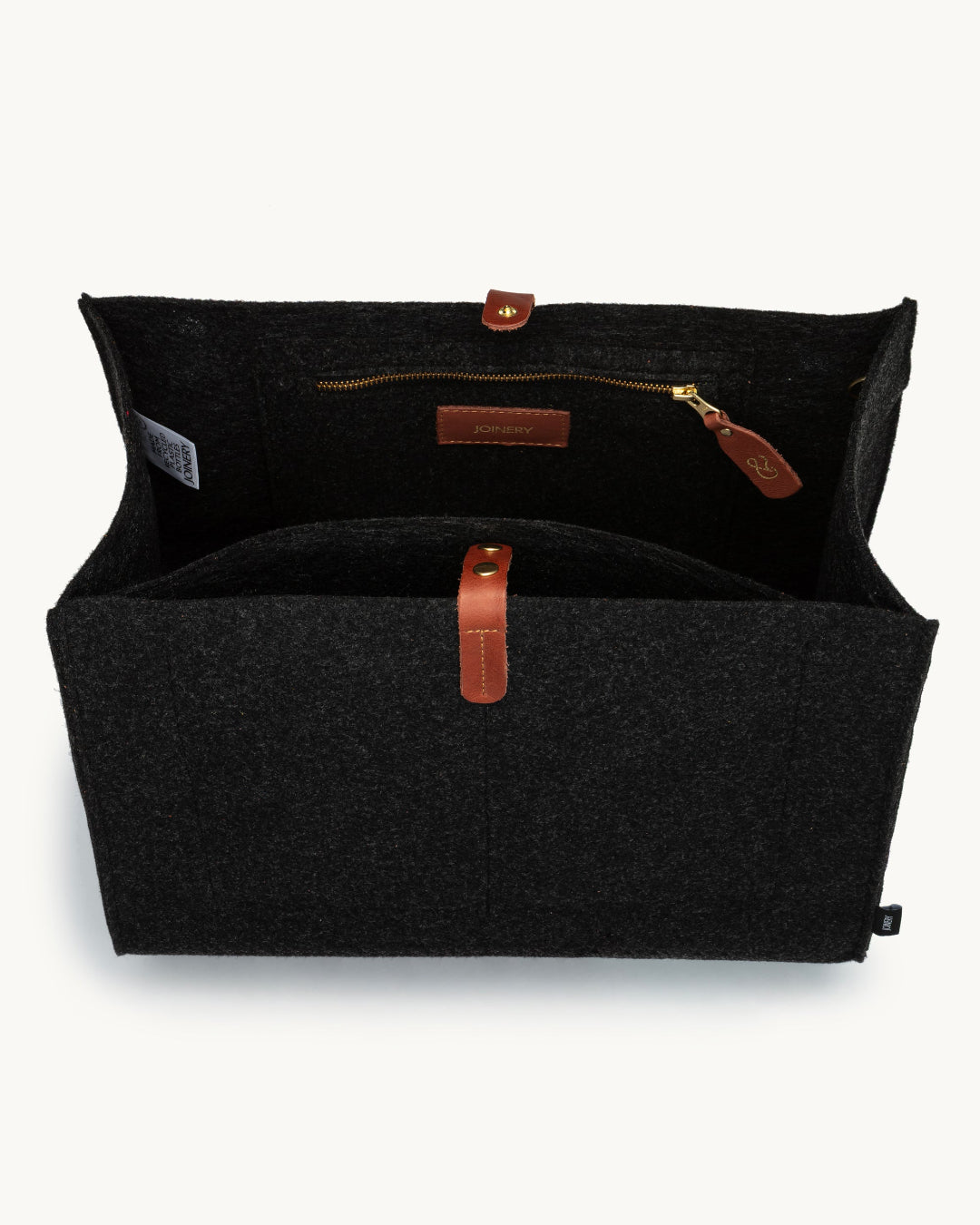 MAXI BOX TOTE INNER CHARCOAL