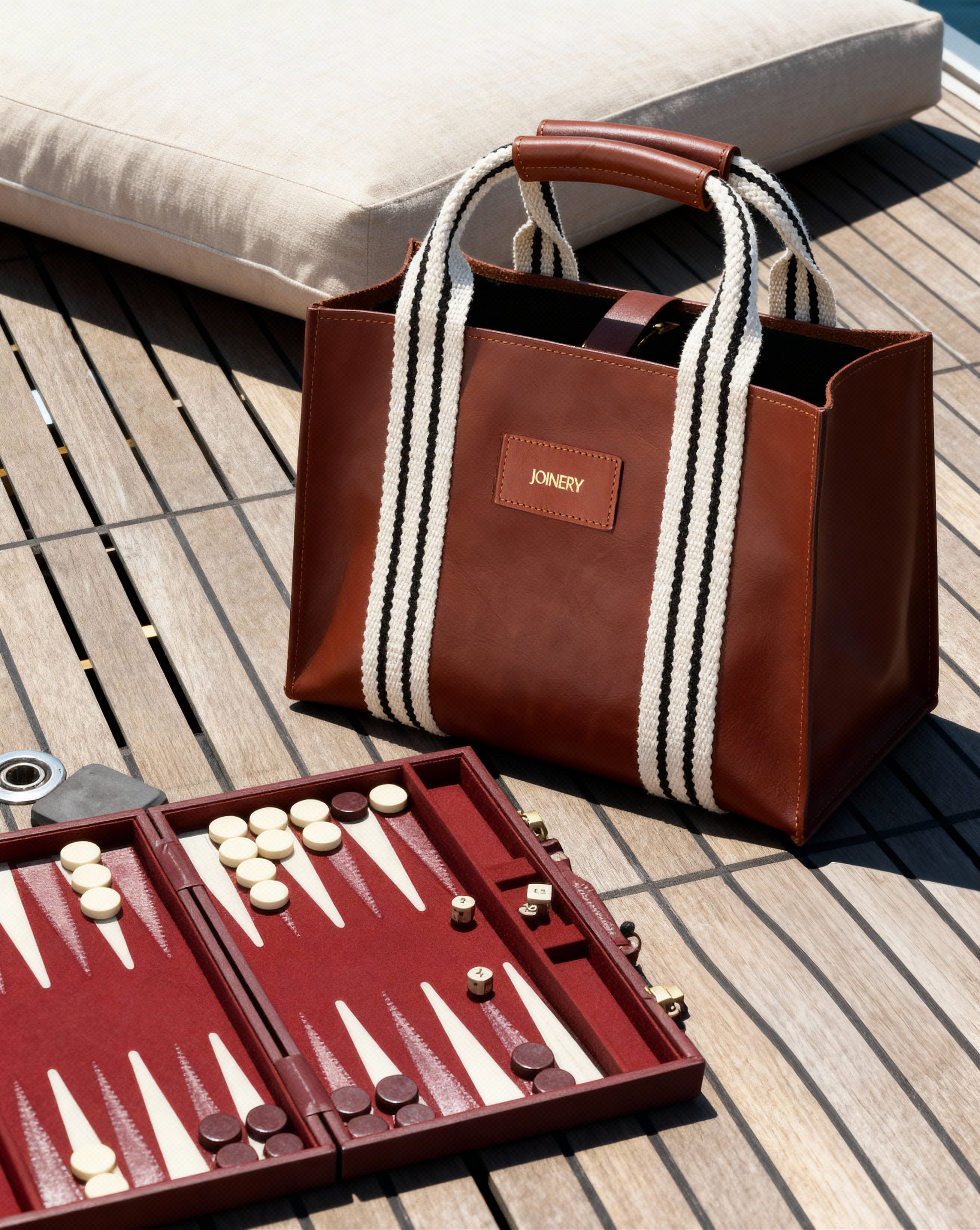 LEATHER MINI BOX TOTE