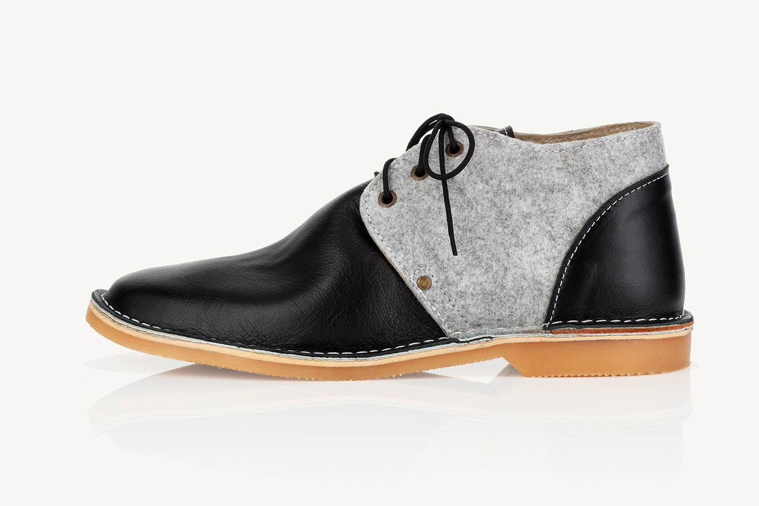 FELTSKOEN™ GREY & BLACK