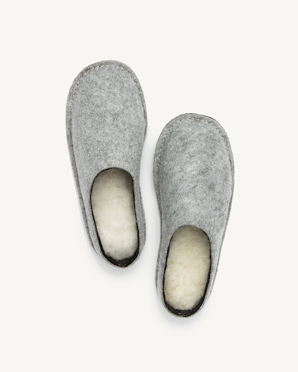 FELTOFFEL WOOL SLIDES