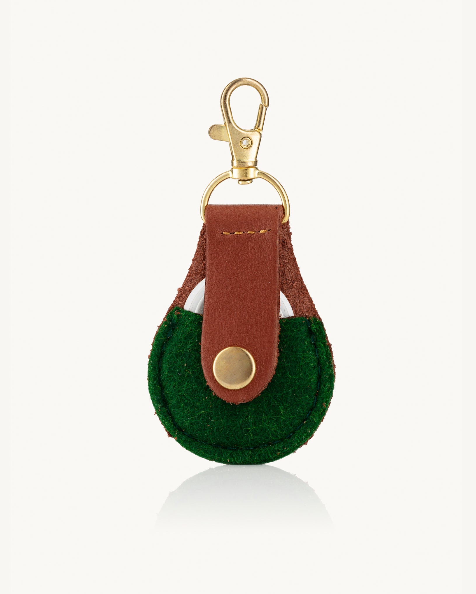 AIRTAG HOLDER FOREST GREEN ECO-FELT
