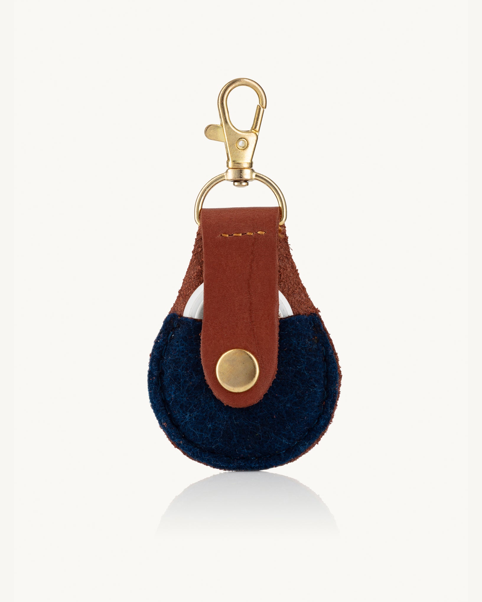AIRTAG HOLDER NAVY ECO-FELT