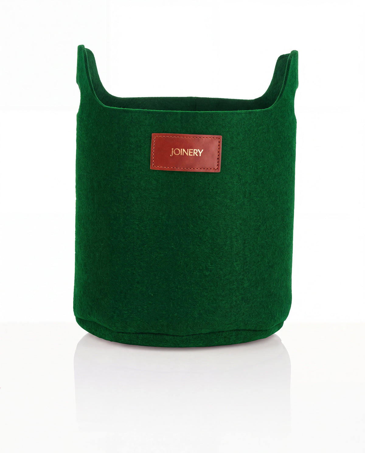 TALL STORAGE BASKET GREEN ECO-FELT