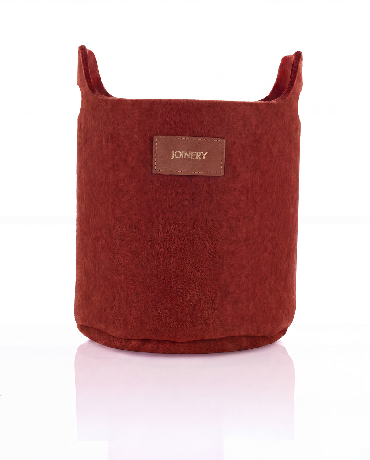TALL STORAGE BASKET TERRACOTTA ECO-FELT